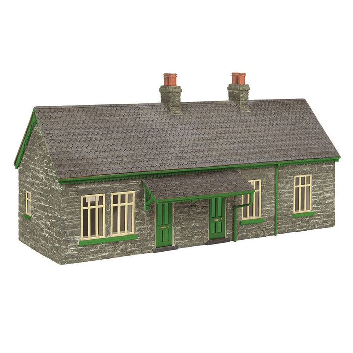 Scenecraft [1:76] 44-0194G Narrow Gauge (OO9) Station Cottages Green