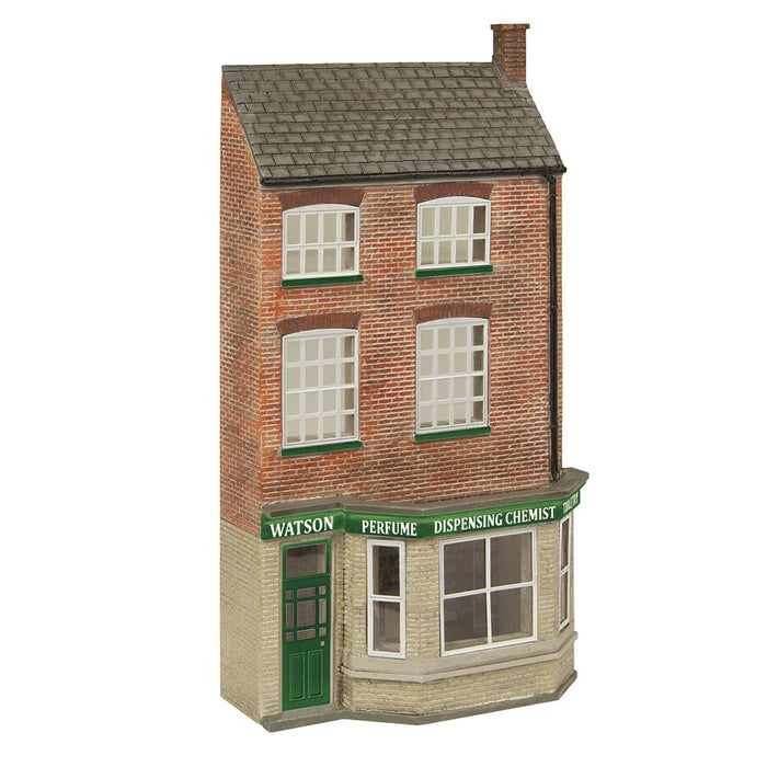 Scenecraft [1:76] 44-0221G Low Relief Dispensing Chemist Green