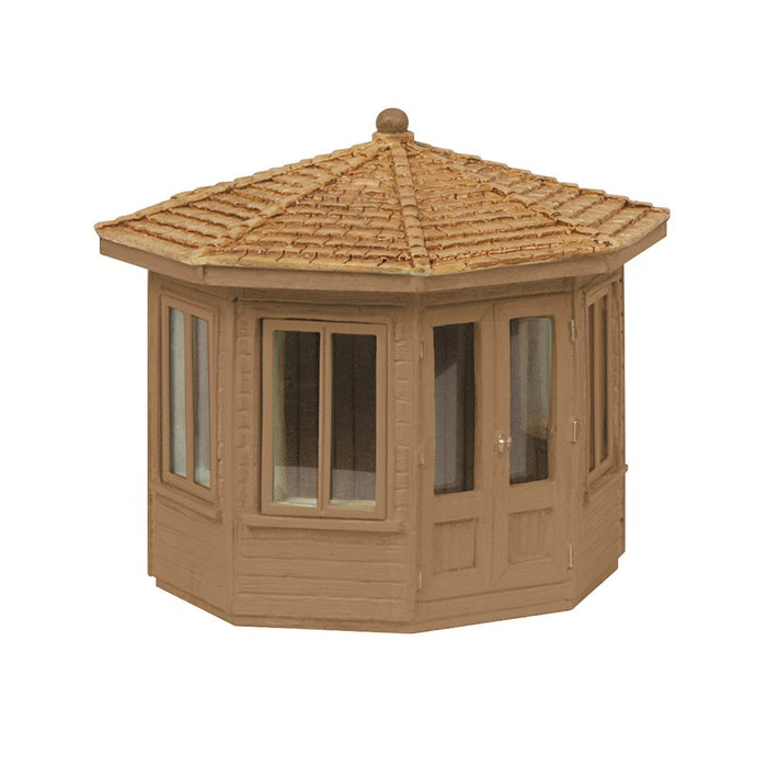 Scenecraft [1:76] 44-0536B Octagonal Summer House - Brown