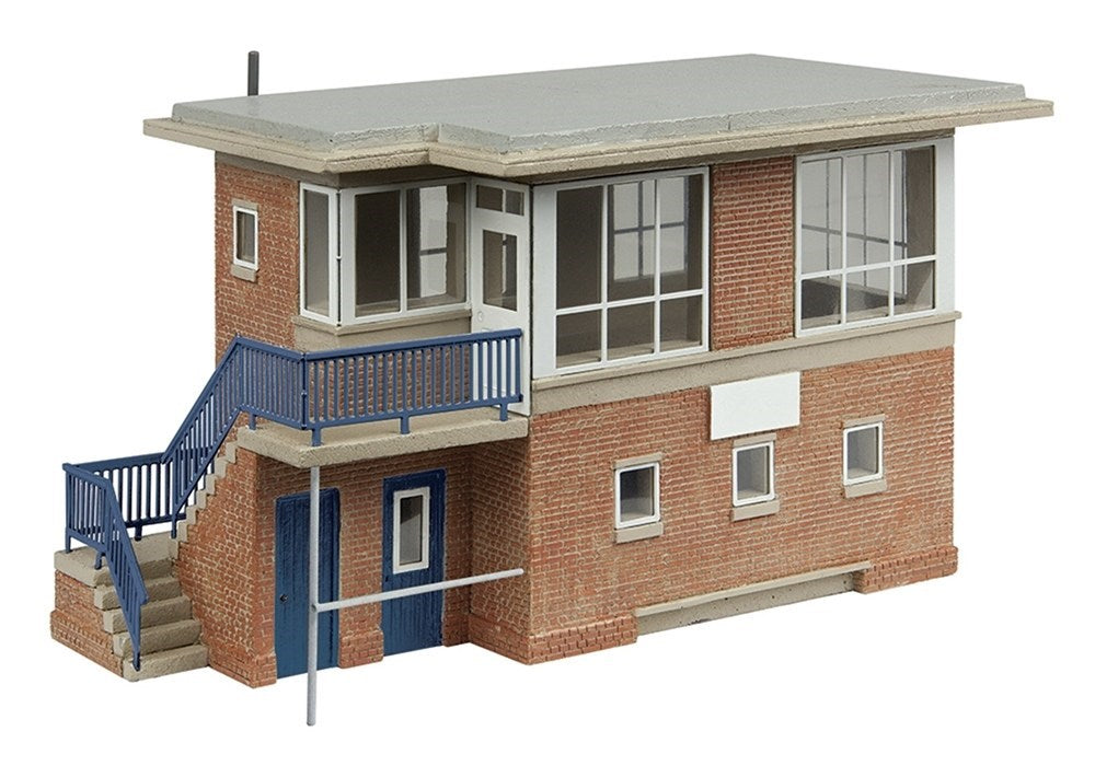 Scenecraft 44-1022A [OO] 1:76 BR(E) Signal Box - Blue & White