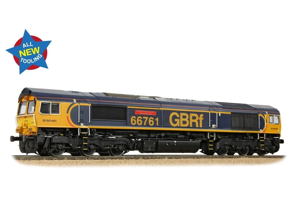 Bachmann Branchline 50-003 [OO] 1:76 Class 66/7 66761 'Wensleydale Railway Association' GBRf Europorte