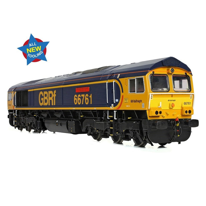 Bachmann Branchline 50-003 [OO] 1:76 Class 66/7 66761 'Wensleydale Railway Association' GBRf Europorte