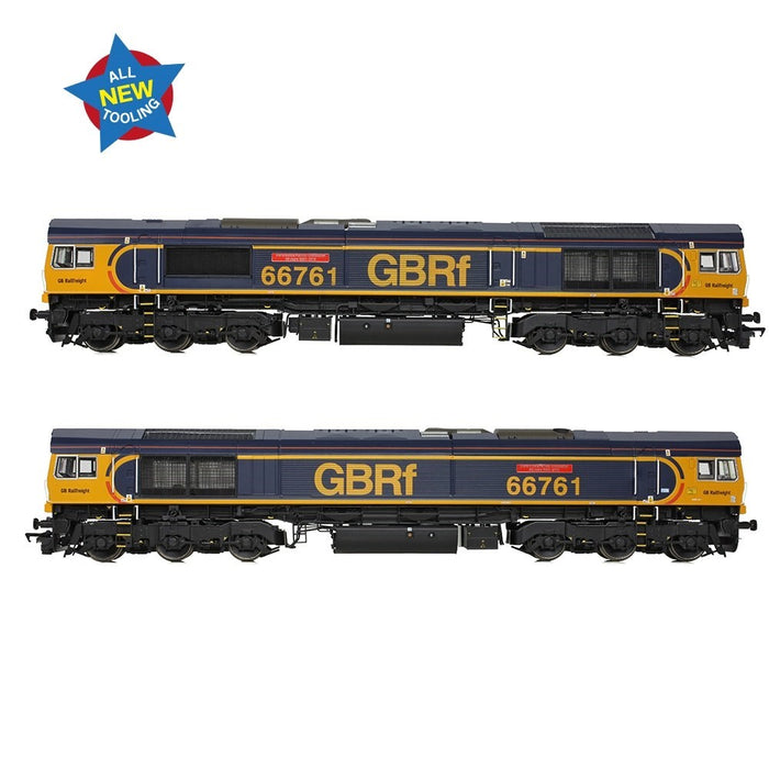 Bachmann Branchline 50-003 [OO] 1:76 Class 66/7 66761 'Wensleydale Railway Association' GBRf Europorte