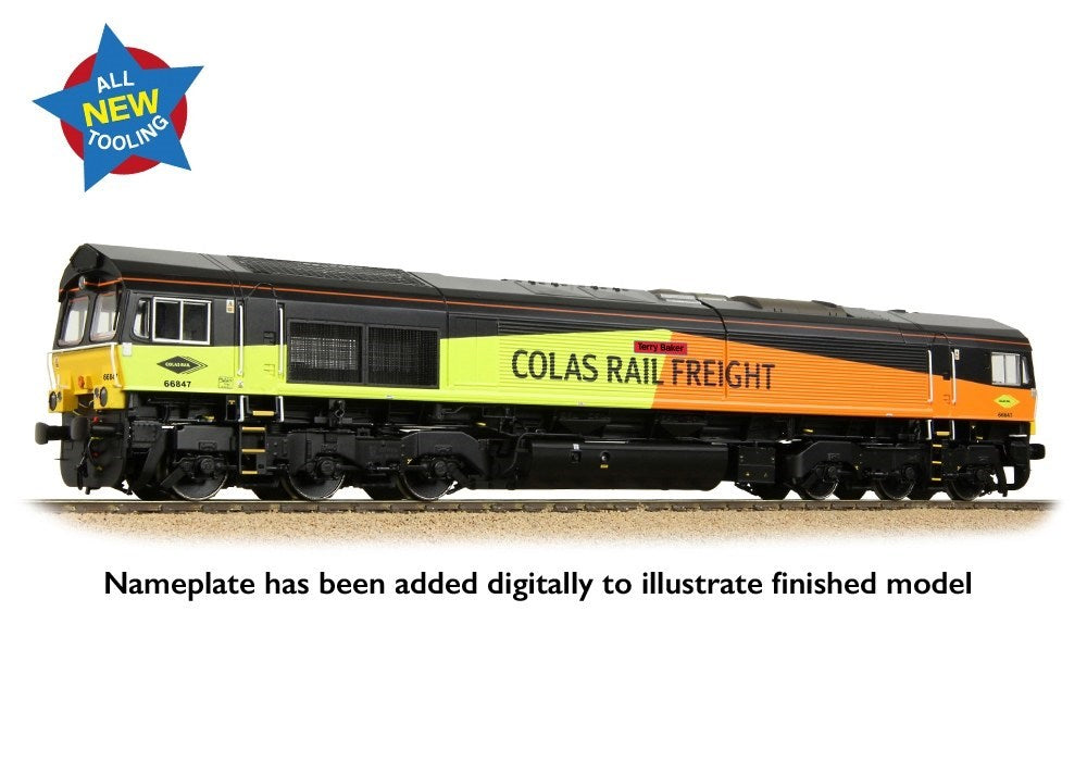 Bachmann Branchline 50-004 [OO] 1:76 Class 66/8 66847 'Terry Baker' Colas