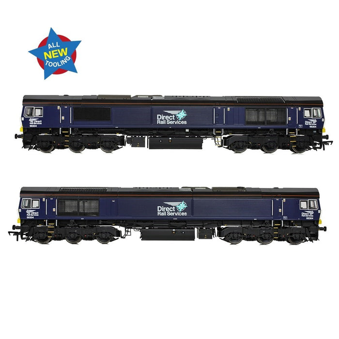 Bachmann Branchline 50-009 [OO] 1:76 Class 66/3 66304 DRS Compass (Small Logo)