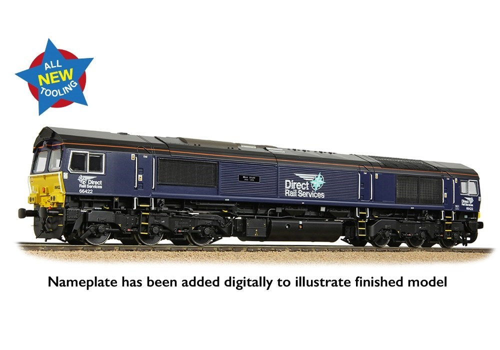 Bachmann Branchline 50-010 [OO] 1:76 Class 66/4 66422 'Max Joule' 1958-1999 DRS