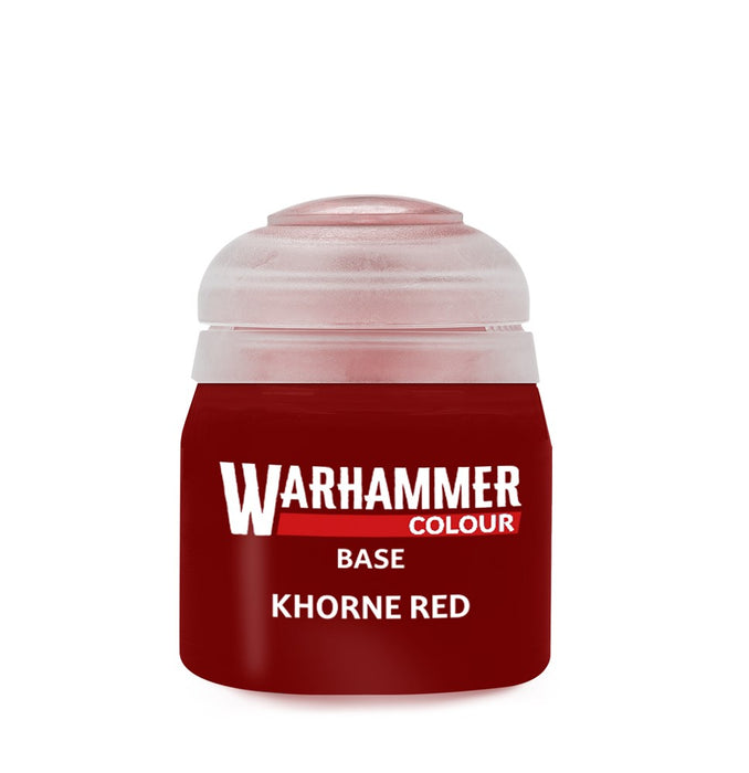 Warhammer Paint 21-04 Base: Khorne Red (12ml)