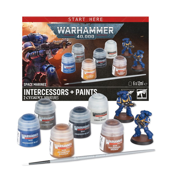 [Pre-Order] Warhammer 40K 60-11 Space Marines + Paints (11th Edition)