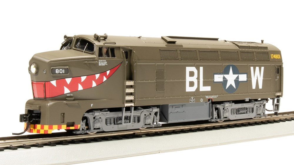 Broadway Limited 7711 HO RF-16 Sharknose A USAAF 801 Fantasy Scheme - Paragon4 DCC Sound