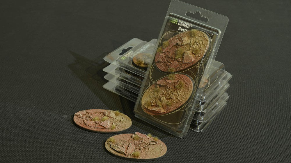 Gamers Grass Badlands Bases - Oval 90mm (x2)