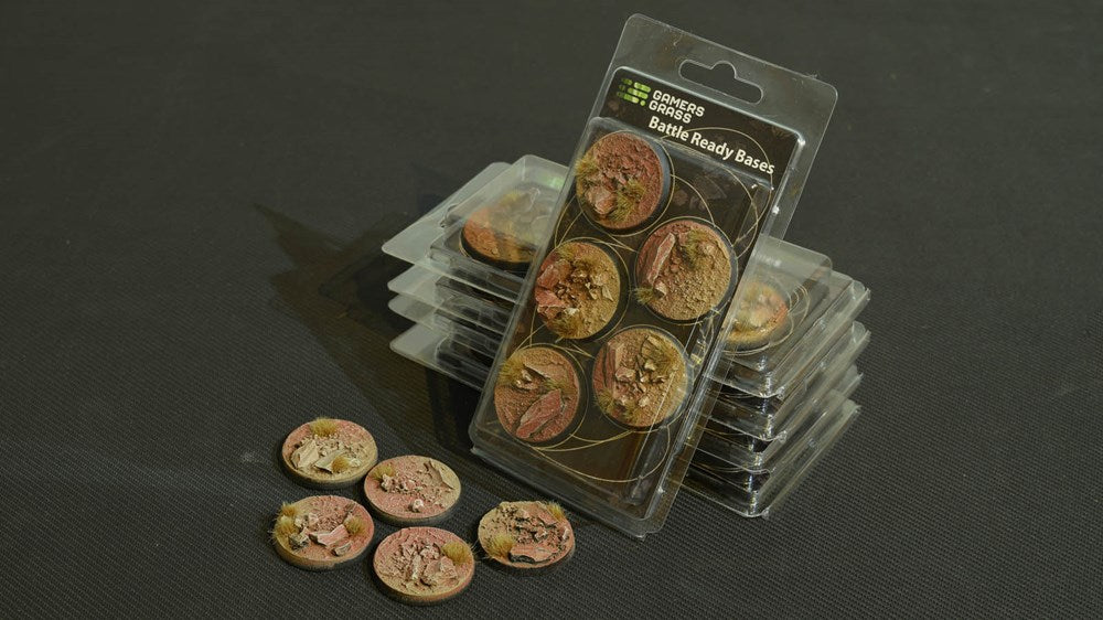 Gamers Grass Badlands Bases - Round 40mm (x5)