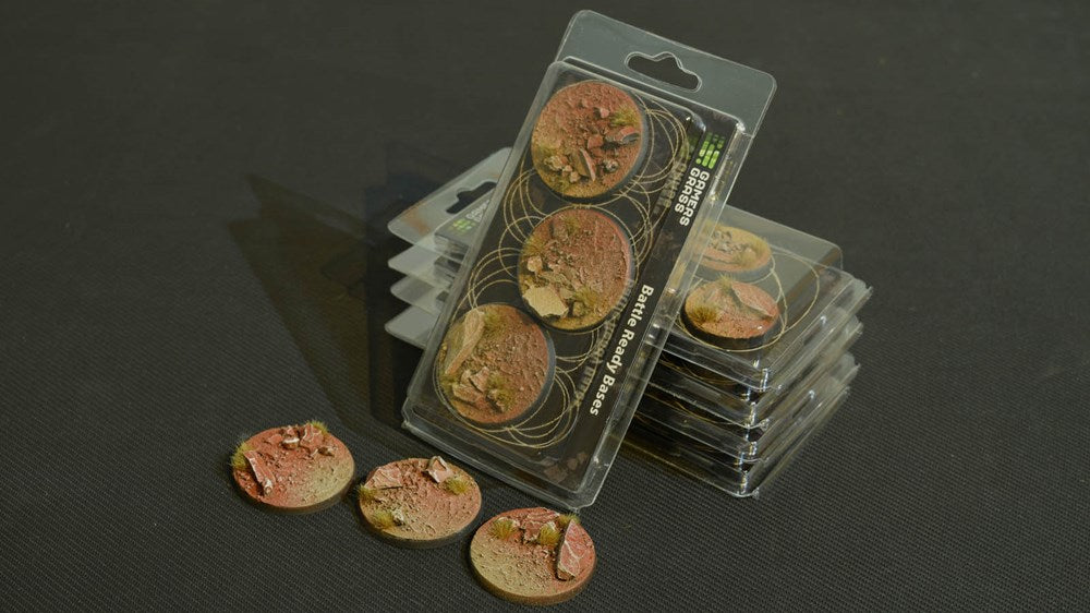 Gamers Grass Badlands Bases - Round 50mm (x3)