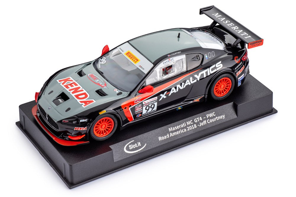 Slot.it CA48a Maserati MC GT4 PWC Road America 2018 - J. Courtney