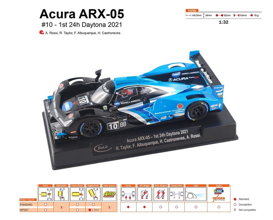 Slot.it CA56b Acura ARX-05 No.10 - 1st 24h Daytona 2021 - LMP