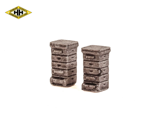 Harburn Hamlet CG225 OO Standard Beehive 2/pk