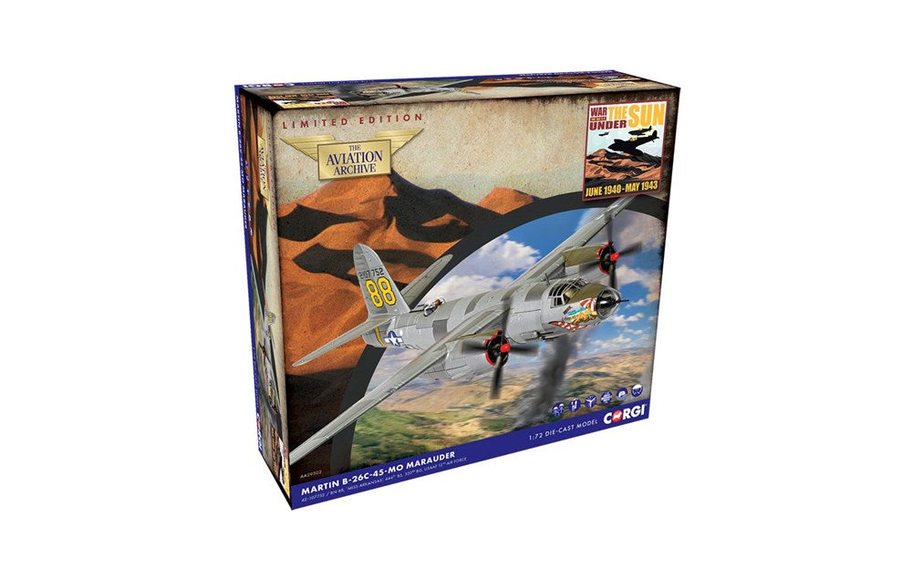 Corgi AA29502 1:72 Martin B-26C-45-MO Marauder 'Miss Arkansas' - 12th USAAF - Lt Leo A Lampman