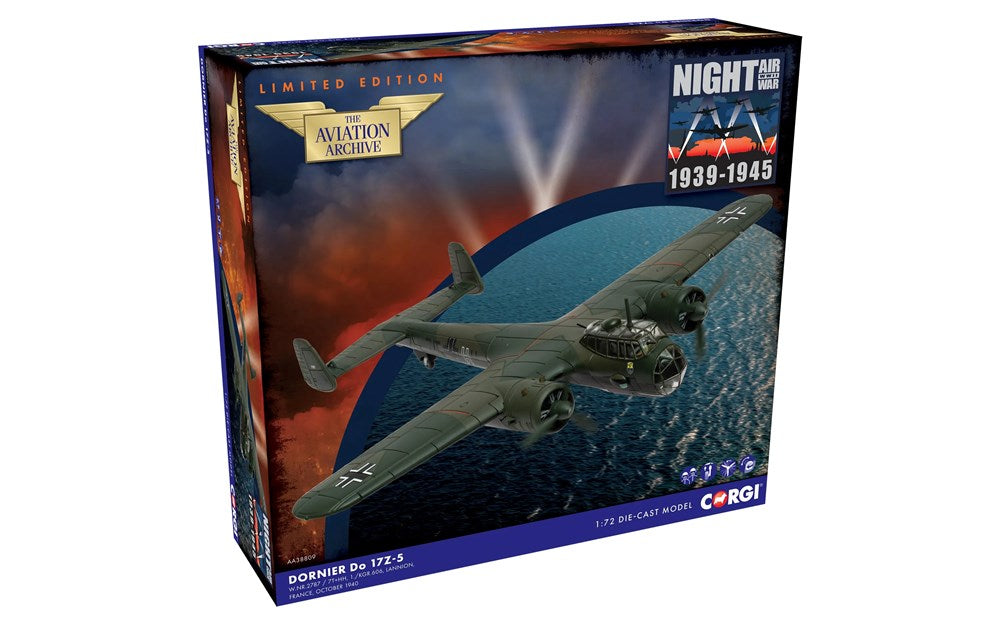Corgi AA38809 1:72 Dornier D017Z-5, W.Nr.2787, 7T+HH, October 1940