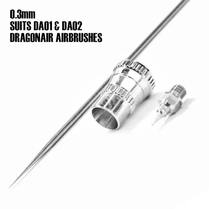 Scale Modellers Supply Dragonair Airbrush 0.3mm Needle and Nozzle Kit