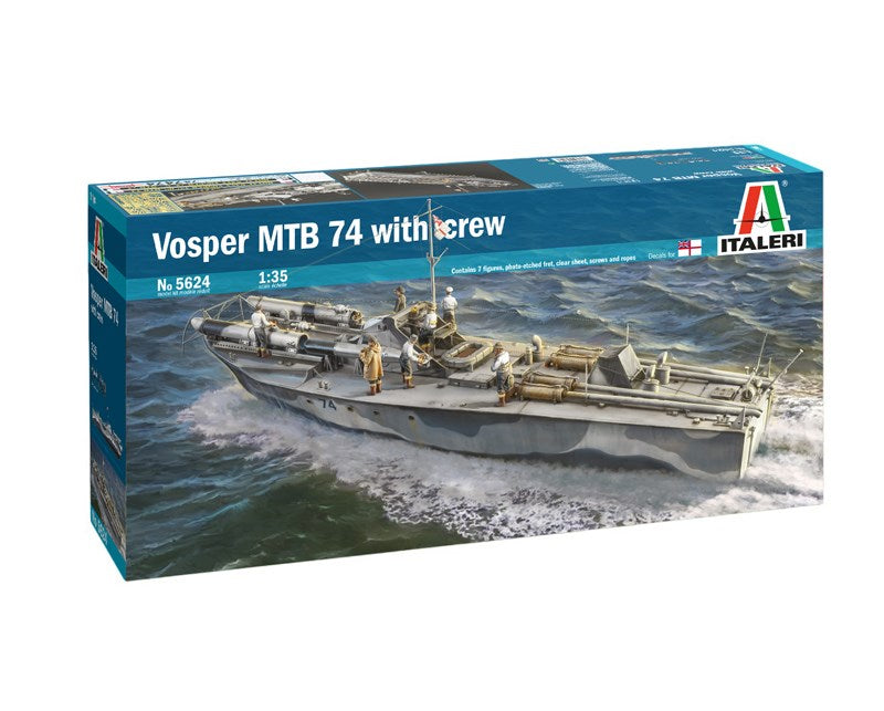 Italeri 5624 1:35 Vosper MTB 74 with Crew