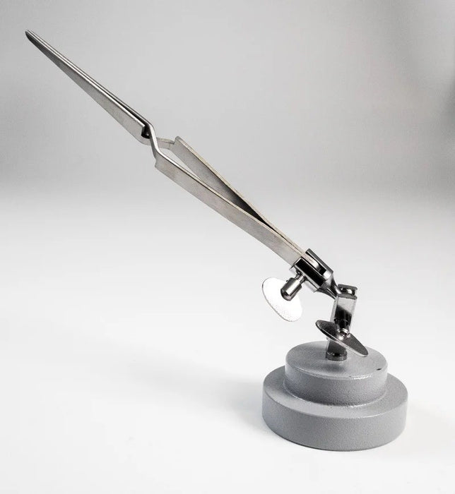 Excel 56001 Reverse Opening Tweezer with Stand