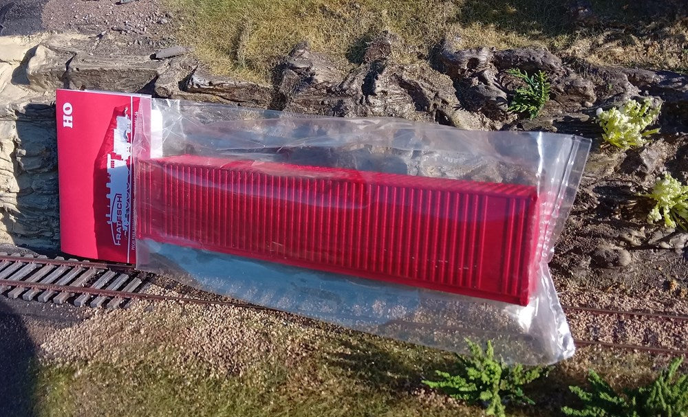 Frateschi 20759 HO 40' ISO Container - Red