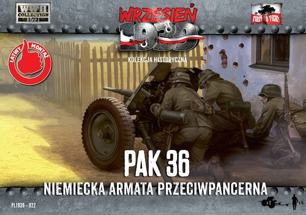 First to Fight 022 1:72 PAK 36 w/crew x 2