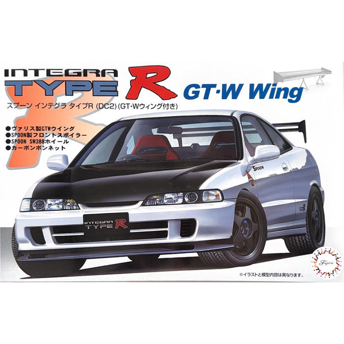 Fujimi 048185 1:24 Spoon Integra Type R DC2 GT -W Wing