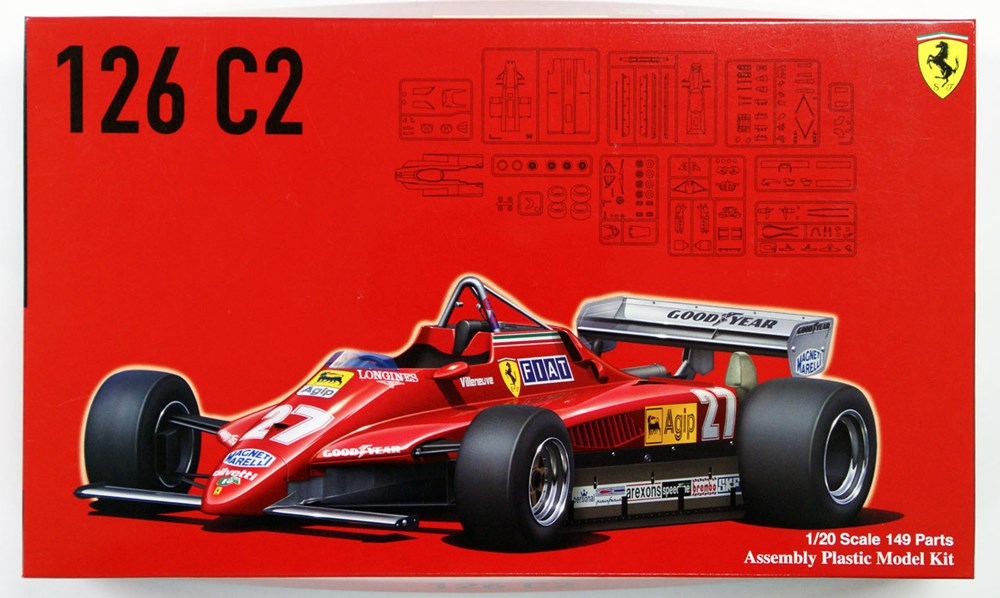 Fujimi 091945 1:20 F1 Ferrari 126C2