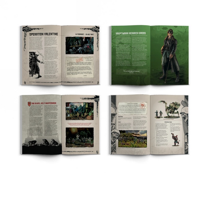 Konflikt 47: Festung Europa (Hardback) with 'Operation Touchdown' book miniature