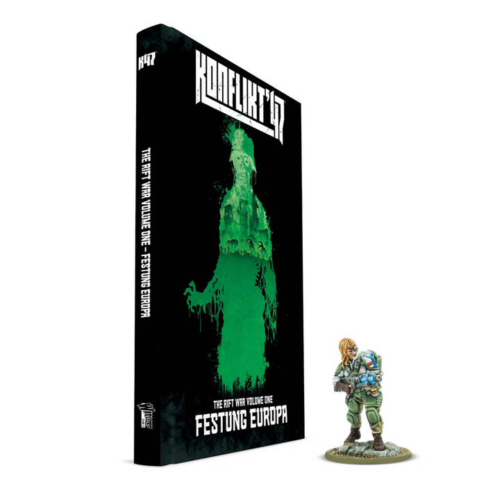 Konflikt 47: Festung Europa (Hardback) with 'Operation Touchdown' book miniature