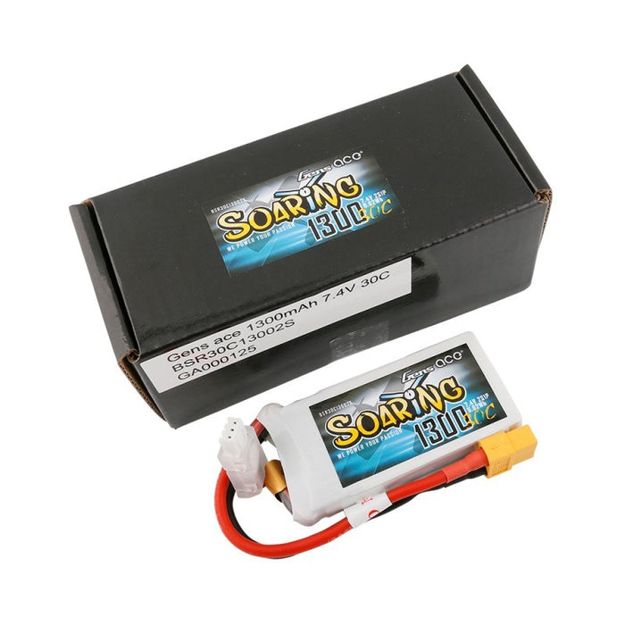 Gens Ace GA1300-2S30-S-XT60 1300mAh 3S 11.1v 30C with XT60