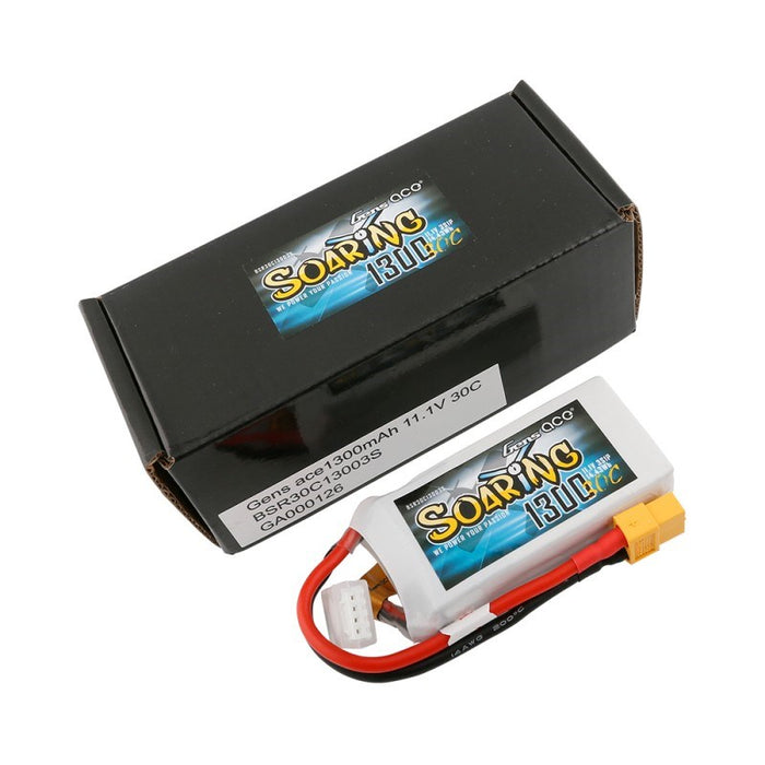 Gens Ace GA1300-3S30-S-XT60 1300mAh 3S 11.1v 30C with XT60