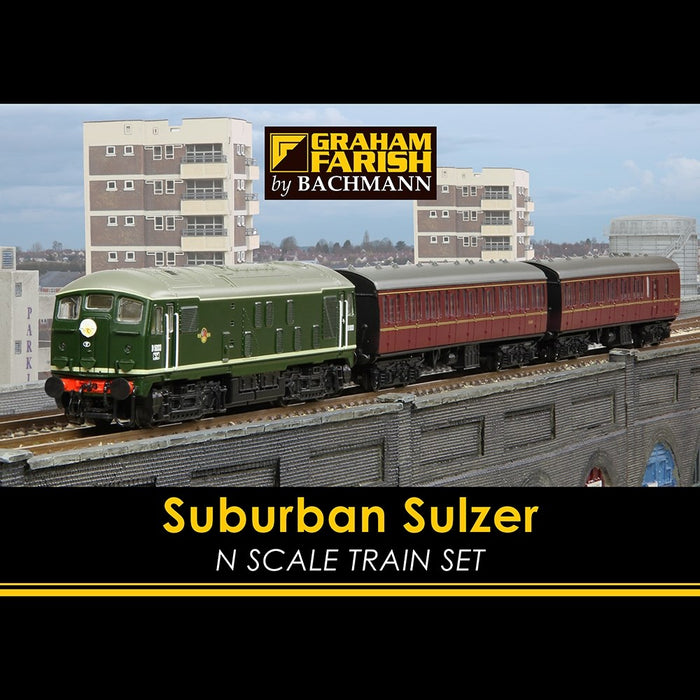 Graham Farish 370-062 [N] 1:148 Suburban Sulzer Train Set