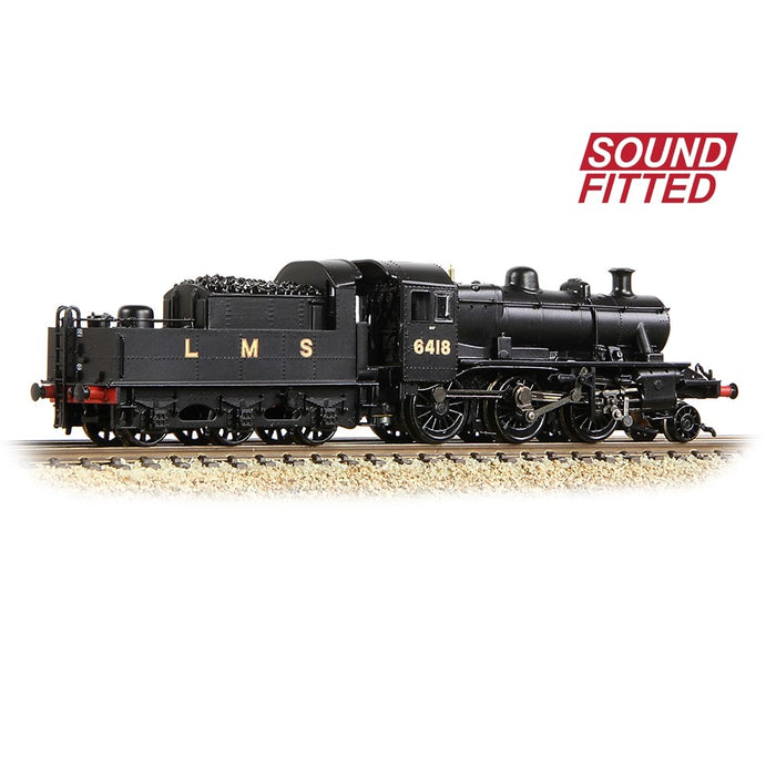 Graham Farish [N] 372-627ASF LMS Ivatt 2MT 6418 in LMS Black