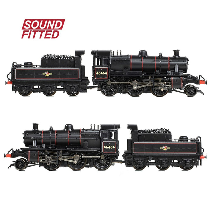 Graham Farish [N] 372-628BSF LMS Ivatt 2MT 46464 in BR Lined Black (Late Crest)