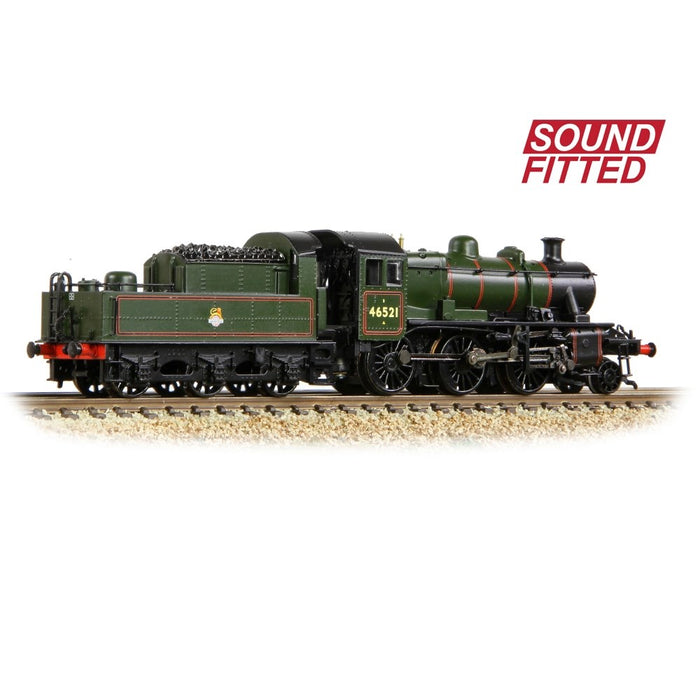 Graham Farish [N] 372-630SF LMS Ivatt 2MT 46521 in BR Lined Green (Early Emblem)