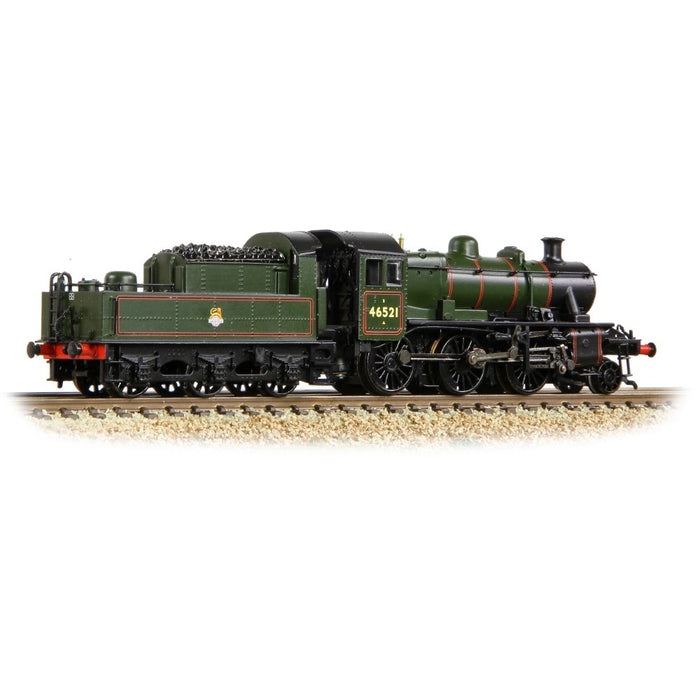 Graham Farish [N] 372-630 LMS Ivatt 2MT 46521 in BR Lined Green (Early Emblem)