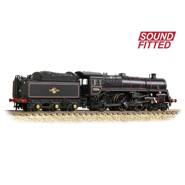 Graham Farish [N] 372-729ASF BR Standard 5MT with BR1 Tender 73006 in BR Lined Black (Late Crest)