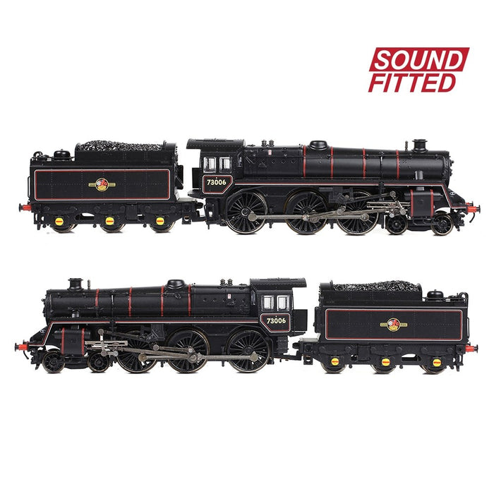 Graham Farish 372-729ASF [N] 1:148 BR Standard 5MT with BR1 Tender 73006 in BR Lined Black (Late Crest)