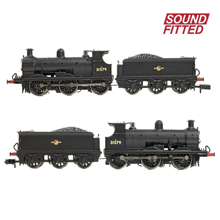 Graham Farish 372-778SF [N] 1:148 SE&CR C Class 31579 BR Black (Late Crest) (Sound Fitted)