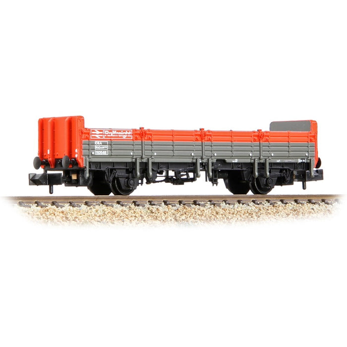 Graham Farish 373-626E [N] 1:148 BR OBA Open Wagon with Low Ends in BR Railfreight Red & Grey
