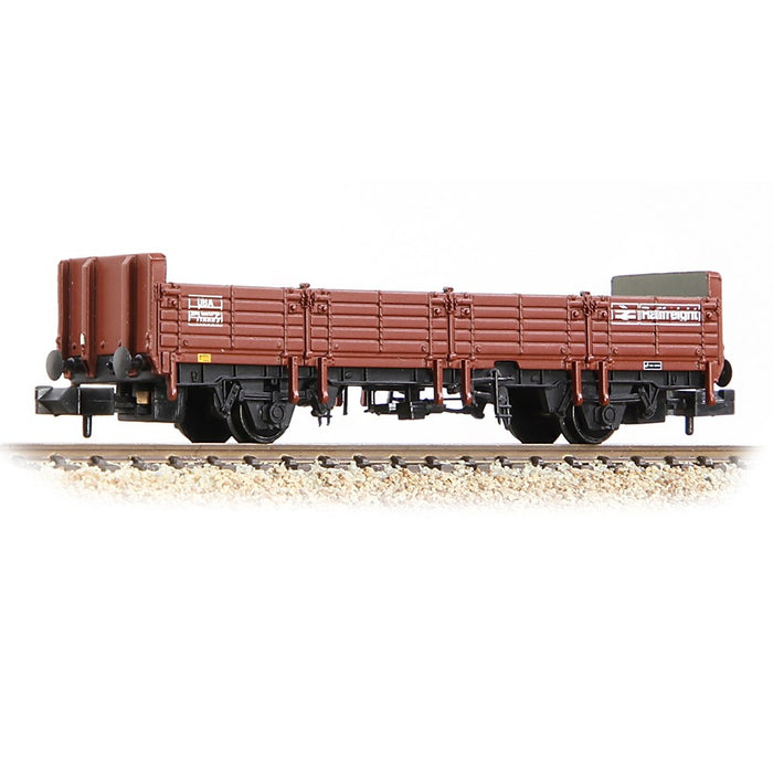 Graham Farish 373-629A [N] 1:148 BR OBA Open Wagon with Low Ends in BR Freight Brown (Railfreight)