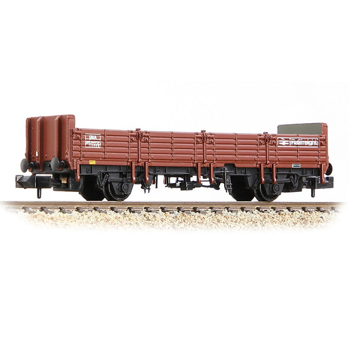 Graham Farish 373-629B [N] 1:148 BR OBA Open Wagon with Low Ends in BR Freight Brown (Railfreight)