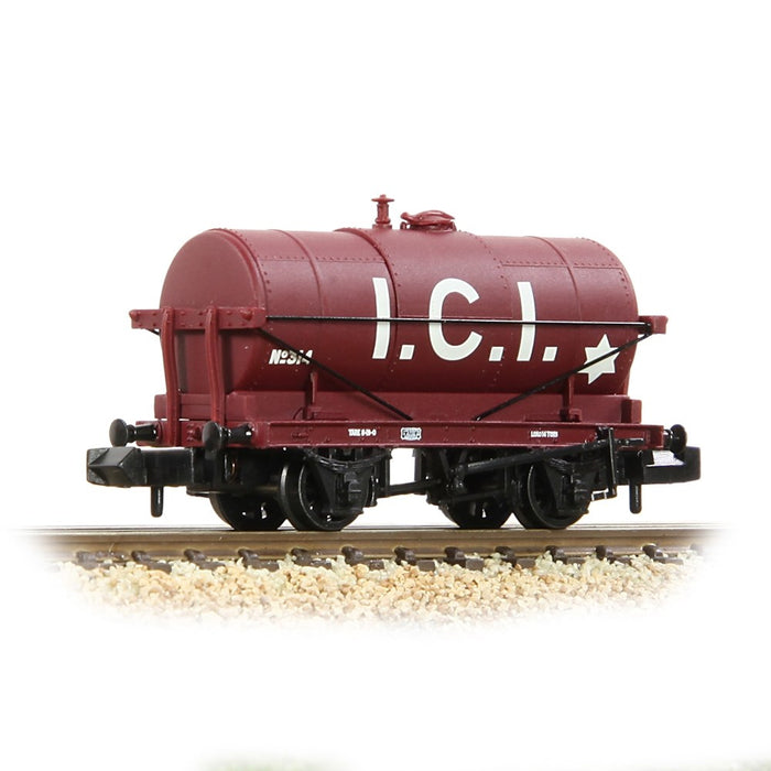 Graham Farish [N] 373-682B 14T Tank Wagon 'ICI' in Maroon