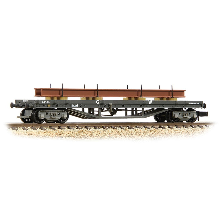 Graham Farish [N] 373-927C 30T 'Macaw B' Bogie Bolster in GWR Grey [WL]