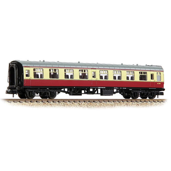 Graham Farish 374-010F [N] 1:148 BR Mk1 TSO Tourist Second Open SC3987 in BR Crimson & Cream