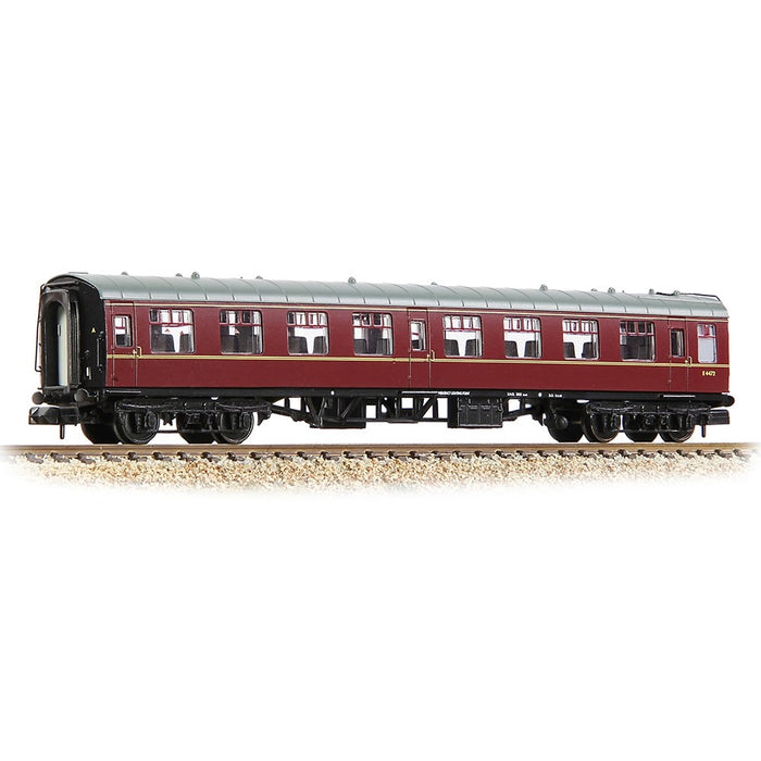 Graham Farish [N] 374-012E BR Mk1 TSO Tourist Second Open E4472 in BR Maroon