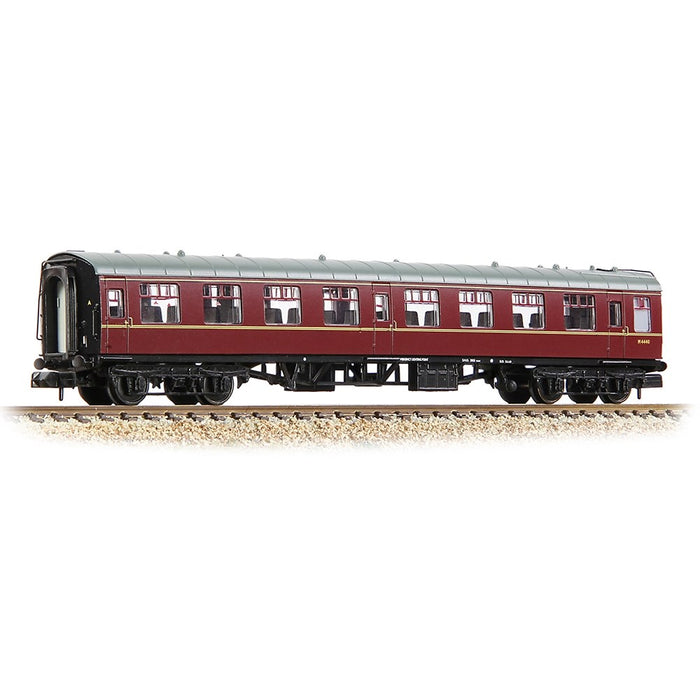 Graham Farish [N] 374-012F BR Mk1 TSO Tourist Second Open M4440 in BR Maroon