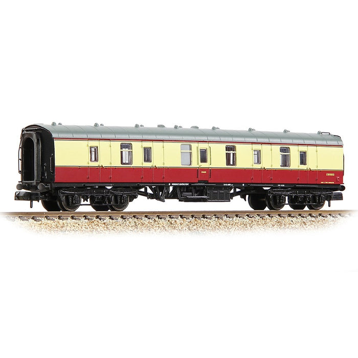 Graham Farish 374-035B [N] 1:148 BR Mk1 BG Brake Gangwayed E80803 in BR Crimson & Cream