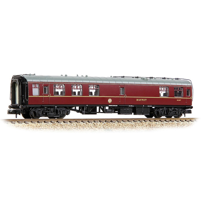Graham Farish 374-107C [N] 1:148 BR Mk1 RMB Restaurant Miniature Buffet in BR Maroon